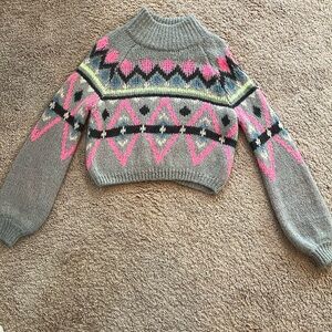 Hollister Mock Neck Sweater XS EUC
